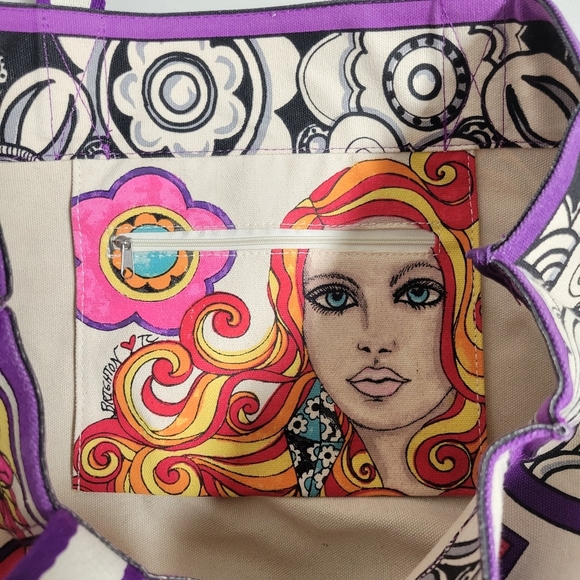 Brighton NWT  Love Groove ll Canvas Tote - Picture 13 of 16